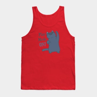 Play Mode ON Cat Tank Top